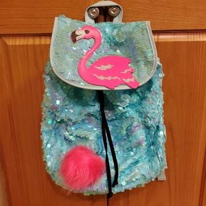 Justice sequin backpack